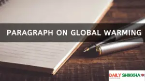 paragraph on Global Warming