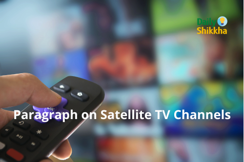 Paragraph on Satellite TV Channels