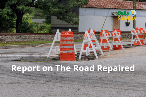 Report on The Road Repaired