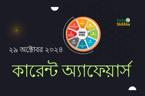 কারেন্ট অ্যাফেয়ার্স ২৯ অক্টোবর ২০২৪ 1 Current Affairs 29 October 2024