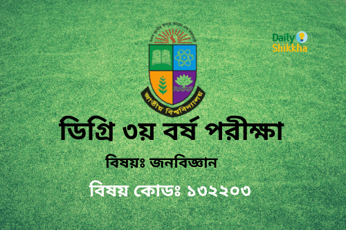 ডিগ্রি ৩য় বর্ষ অর্থনীতি ৫ম পত্র সাজেশন ২০২৫ (উত্তরসহ pdf) 1 Degree 3rd Year Economy 5th Paper Suggestion